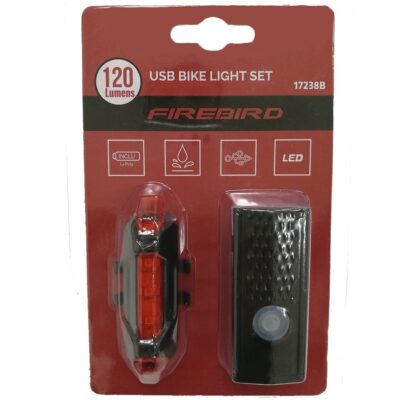 Luz Trasera Y Delantera Recargable 120 Lumens | Firebird