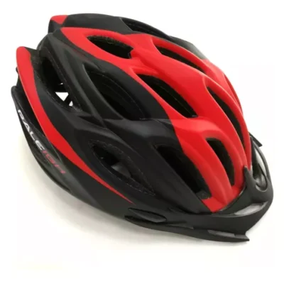 Casco Raleigh Hc -29 In Mould Negro Con Vivo Rojo