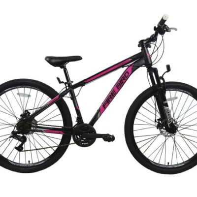 Firebird Mtb R.29 Talle 16" - Dama 21 V-  Negra Y Fucsia