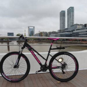 RALEIGH 2.0 D / R 27.5 - TALLE 16" NEGRA Y ROSA
