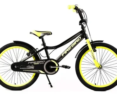 Bicicleta Firebird - Rod 20 -Rocky Cross -Negra y Amarilla